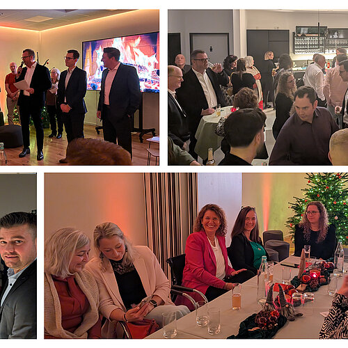 1. Weihnachtsfeier in den neuen Räumlichkeiten – Genuss, Musik und gute Stimmung