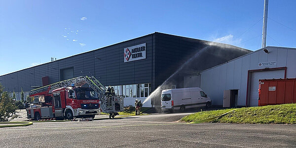 Feuerwehrübung mit der Löschgruppe Drabenderhöhe