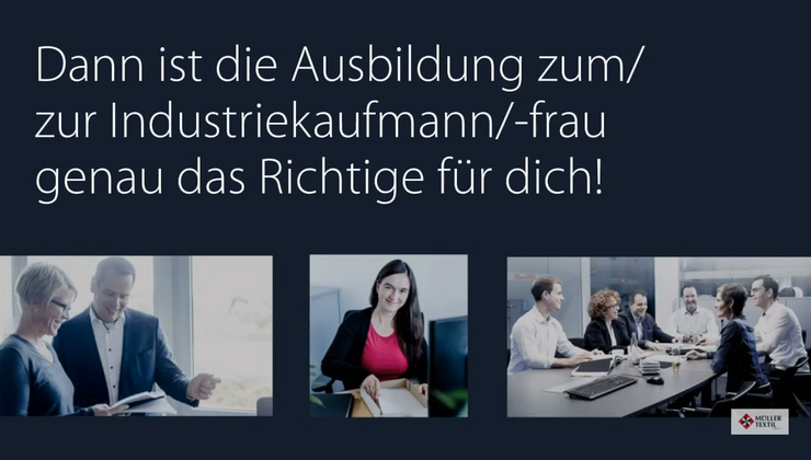 Ausbildung Industriekaufleute bei MÜLLER TEXTIL in Wiehl